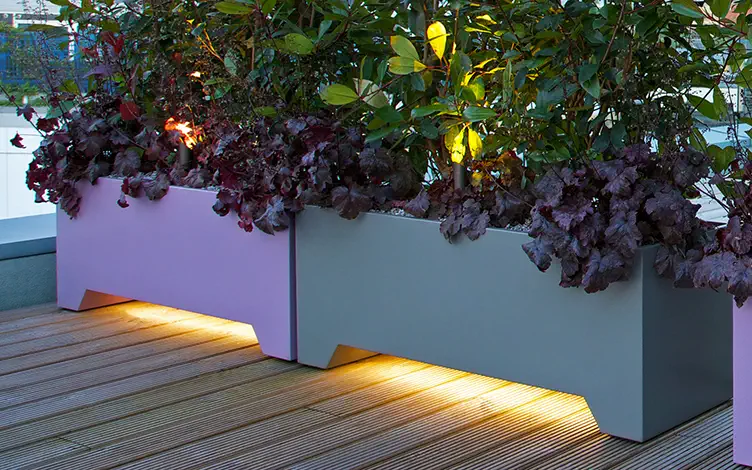 recessed
