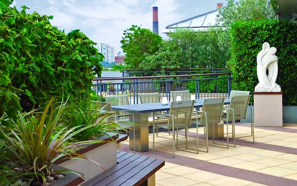 shade roof terrace
