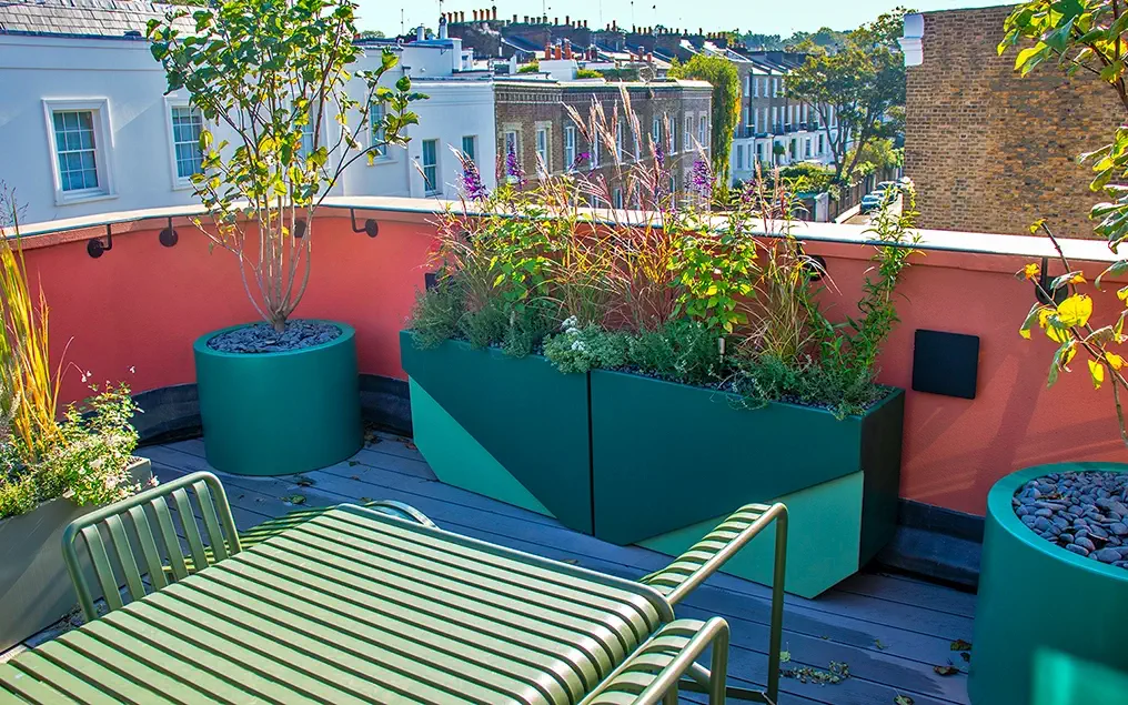 small roof garden design